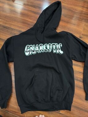 GnarCotic Black Graphic Hoodie Sweatshirt